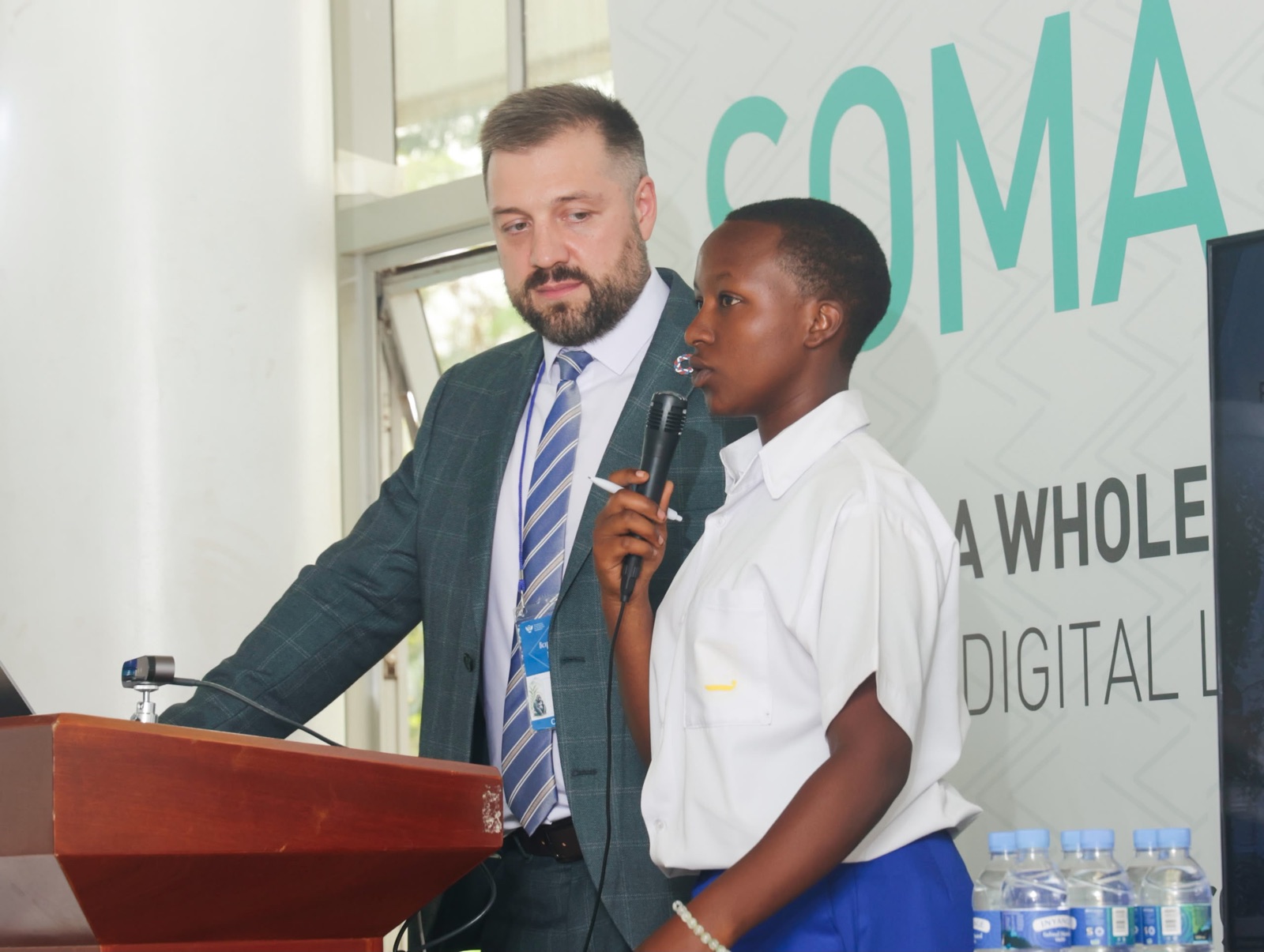 Opening ceremony of the Festival of Russian Language and Culture at Kigali Public Library